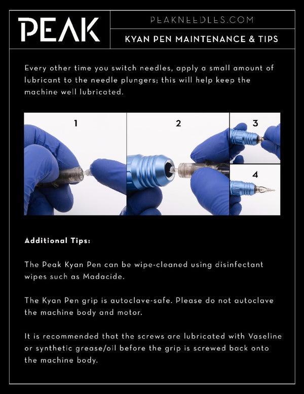 Peak Kyan Rotary Tattoo Pen Silver - BVShop