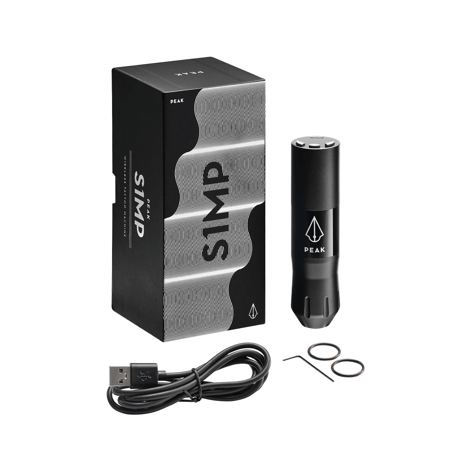 Peak S1MP Black Wireless Tattoo Machine - BVShop