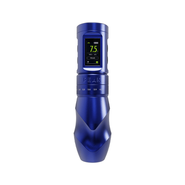 Peak Solice Pro V2 Wireless Tattoo And PMU Machine Matte Blue - BVShop