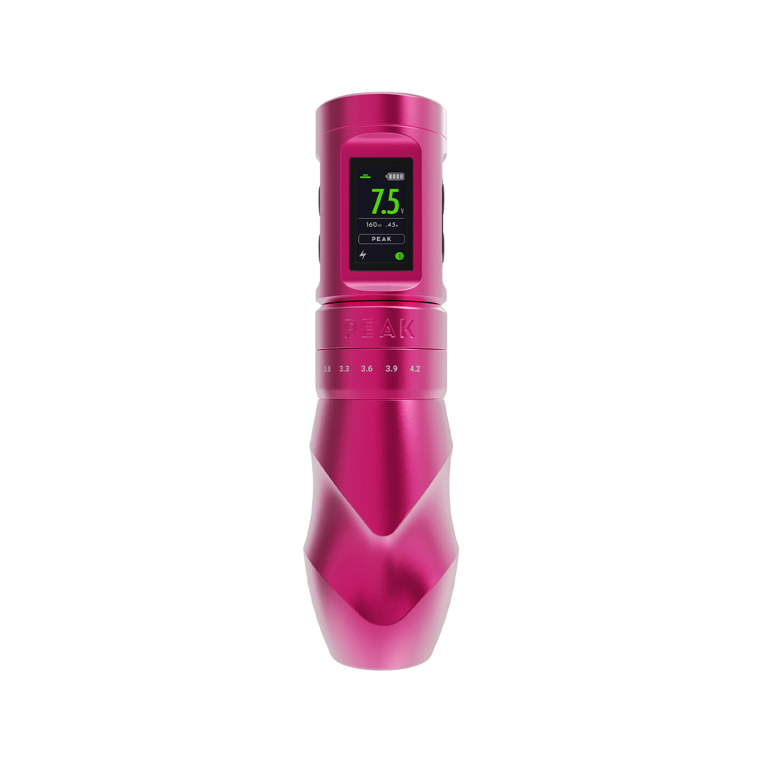 Peak Solice Pro V2 Wireless Tattoo And PMU Machine Matte Pink - BVShop