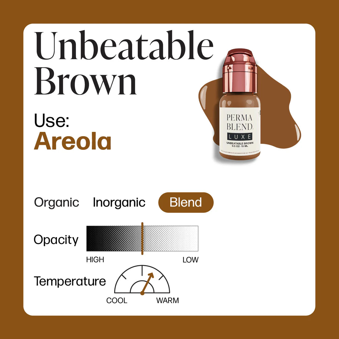 Perma Blend LUXE Unstoppable Areola Unbeatable Brown 15ml - BVShop