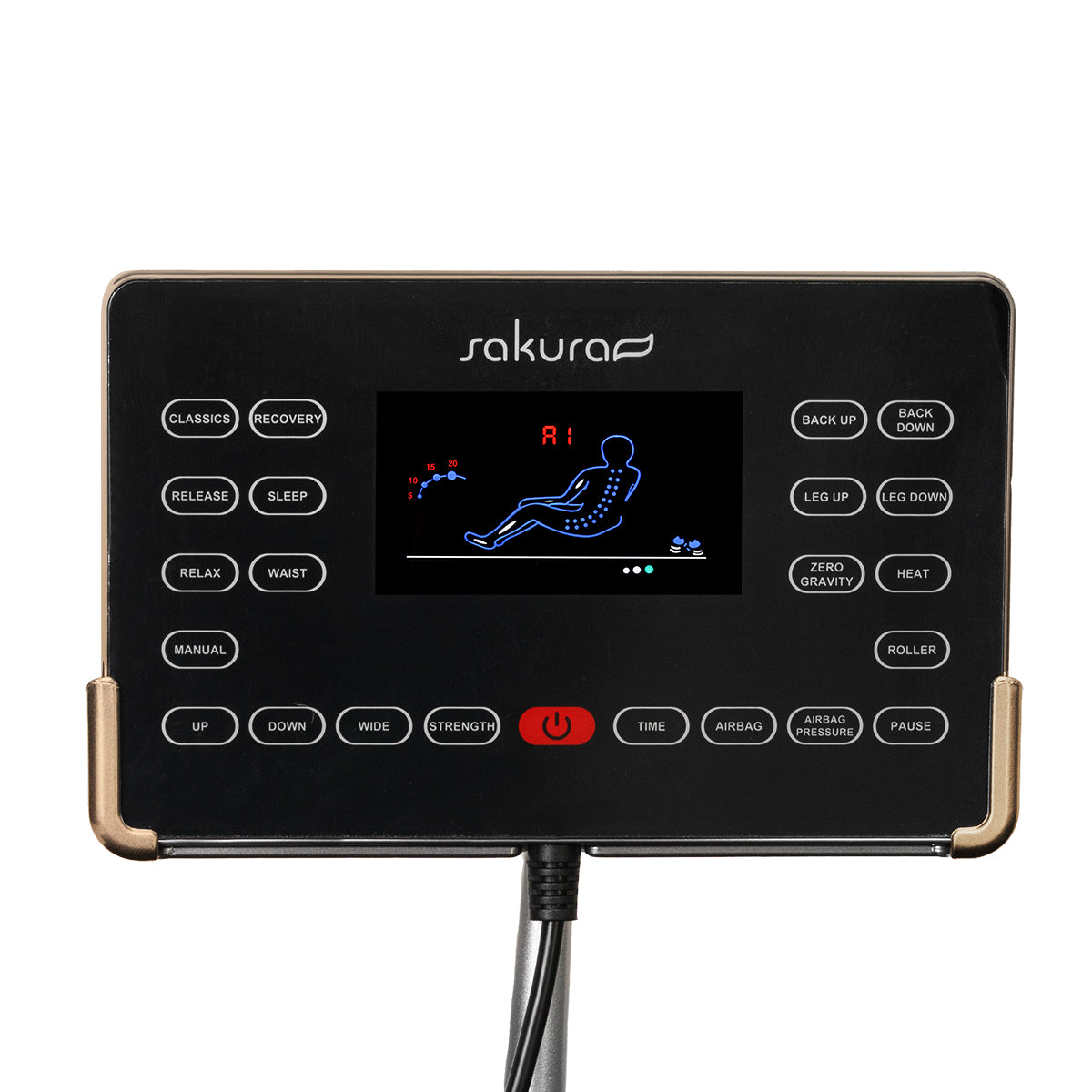 Sakura Luxury 808 massage chair black beige - BVShop