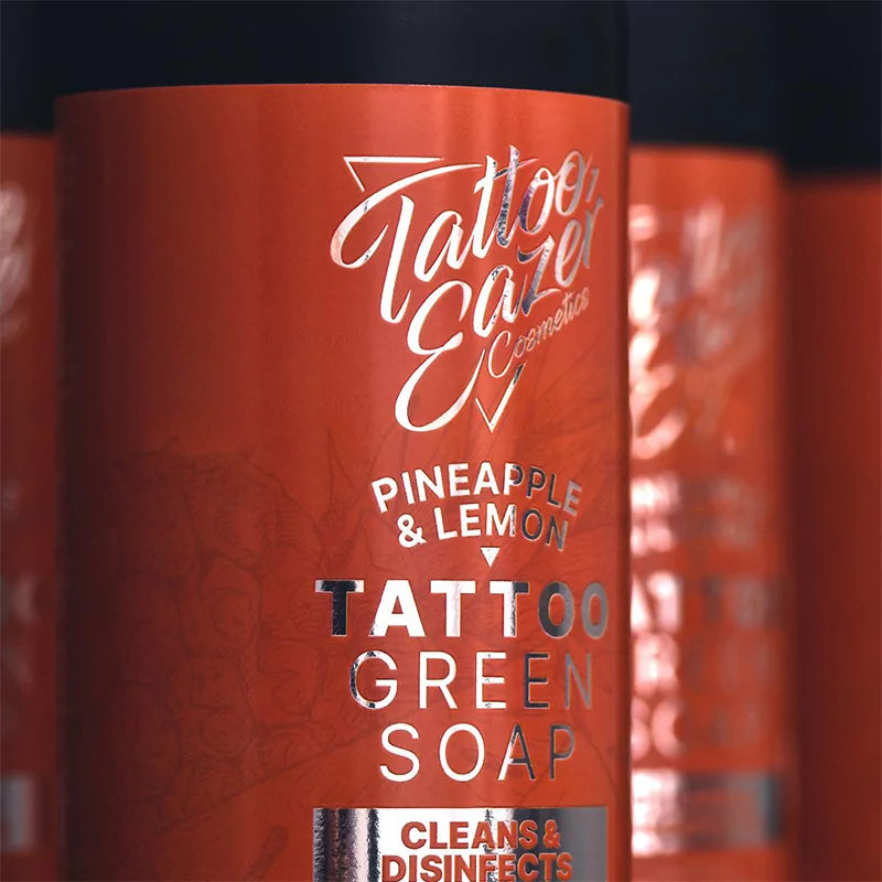 Tattoo Eazer Green Soap Pineapple And Lemon 500ml - BVShop