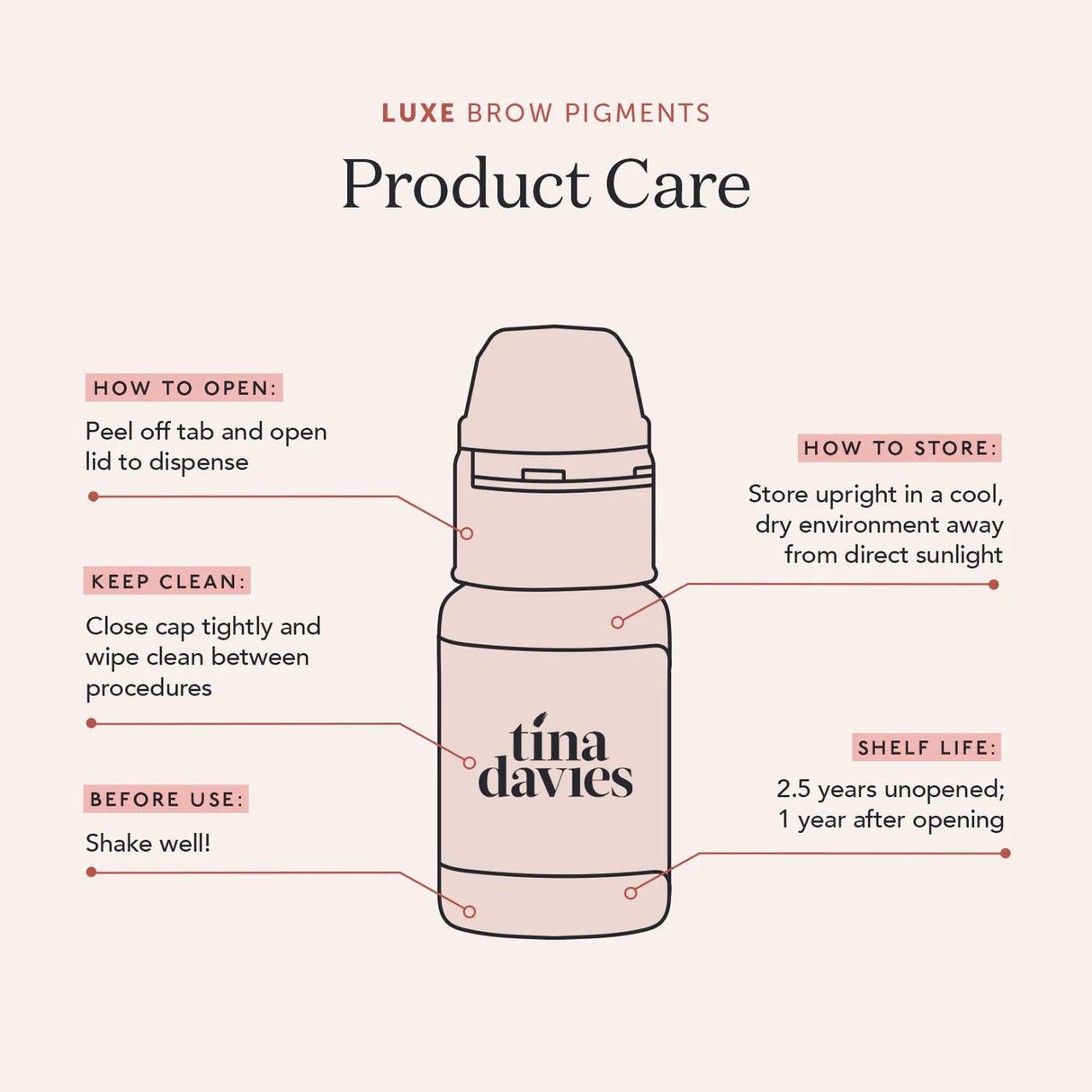 Tina Davies LUXE Bolder Brown Pigments 15ml - BVShop