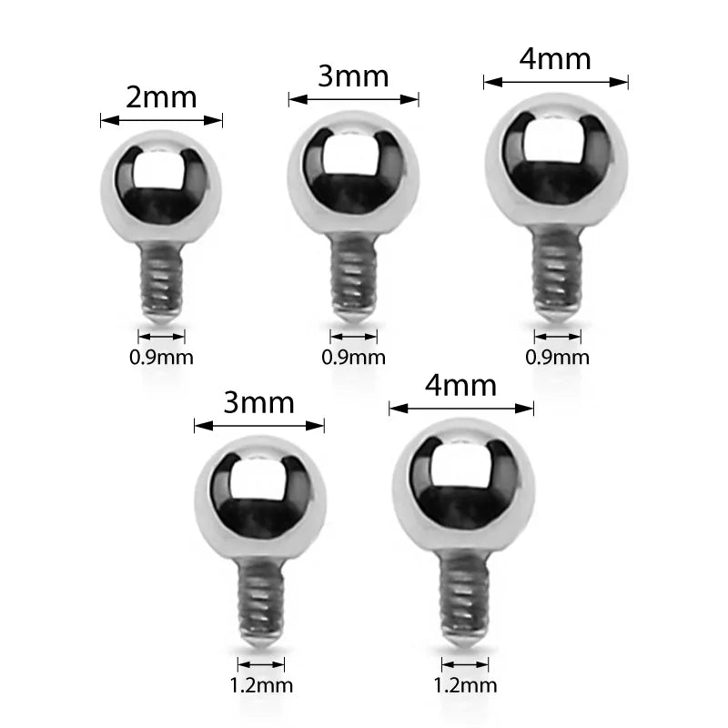 رأس كرة لابرِت ثقب التيتانيوم