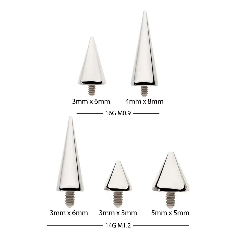 رأس مسمار ثقب لابريت من التيتانيوم