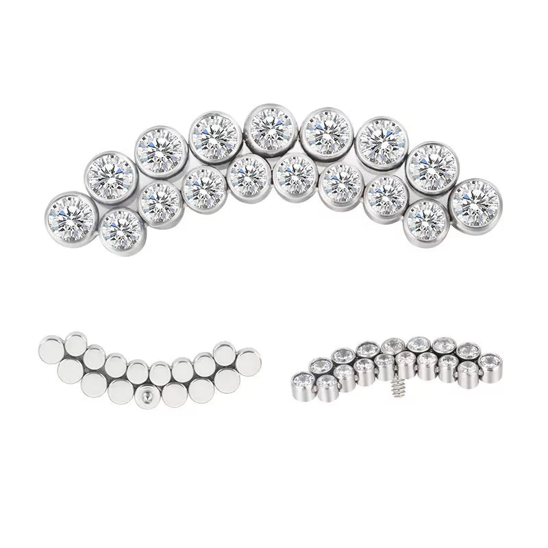 خاتم التيتانيوم بحافة خط منحني