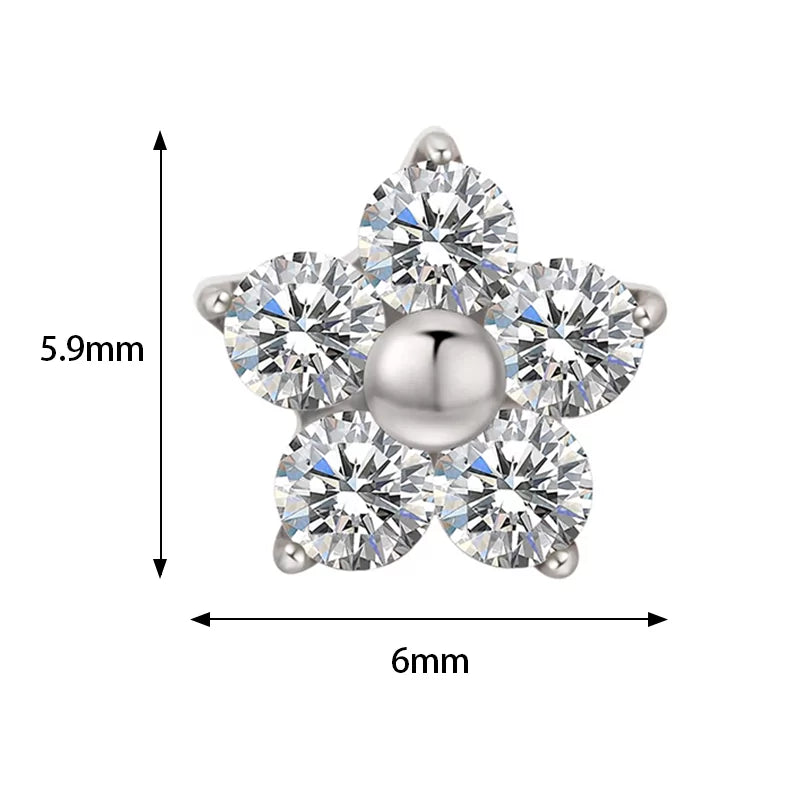 خاتم التيتانيوم على شكل زهرة