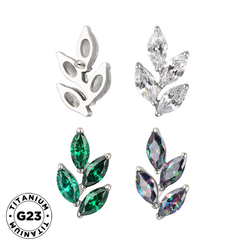 خاتم التيتانيوم على شكل ورقة