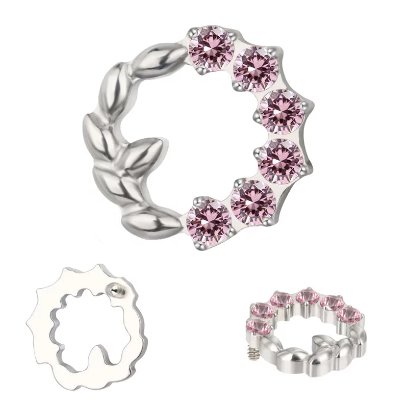 خاتم التيتانيوم إكليل الزيتون