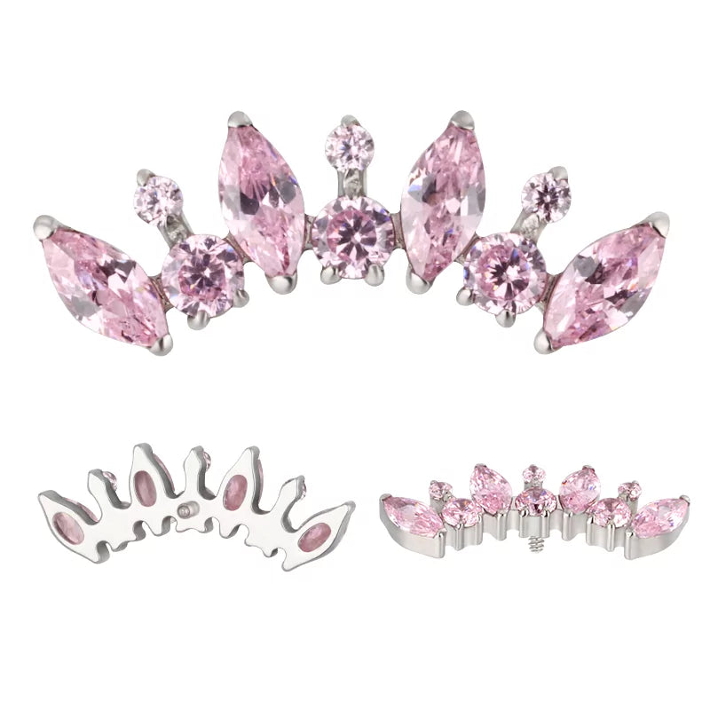 خاتم التيتانيوم دائري ومرقش