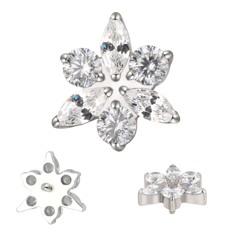 خاتم التيتانيوم نجمة زهرة