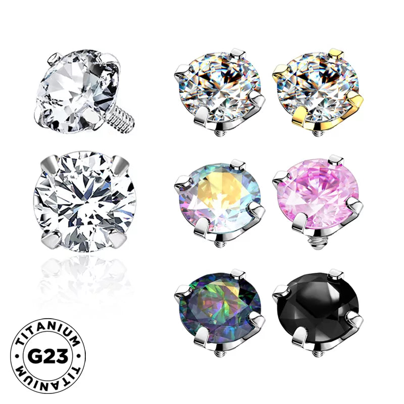 نصائح خواتم من التيتانيوم مع إطار من الزركونيا