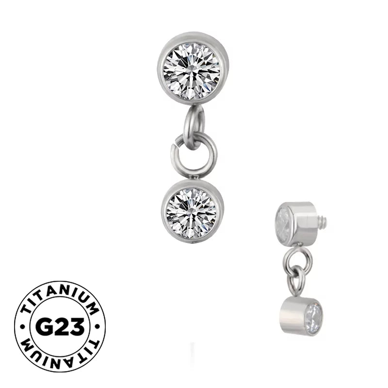 خاتم التيتانيوم بإطار مزدوج