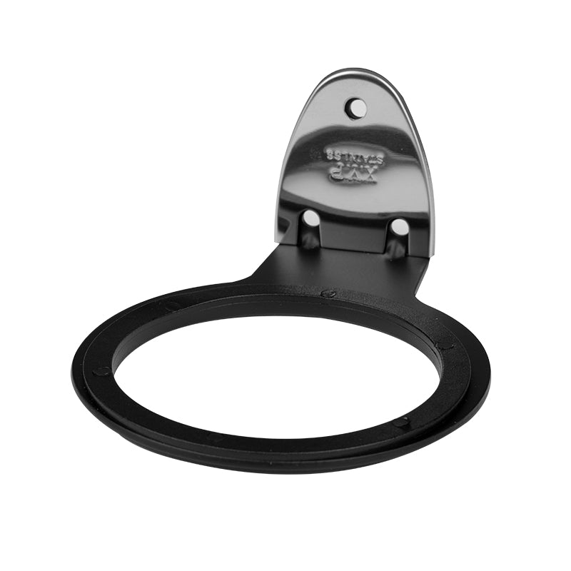 Wall-mounted hair dryer holder q97 black - BVShop