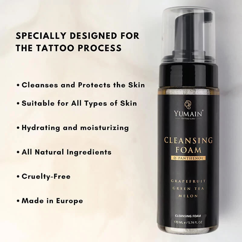 Yumain Tattoo Cleansing Foam 170ml - BVShop