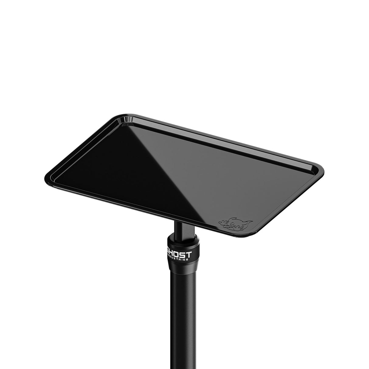 Ghost Tray Top Travel Tray Base Full System in black, showing the sleek design and portable travel accessory for convenience.