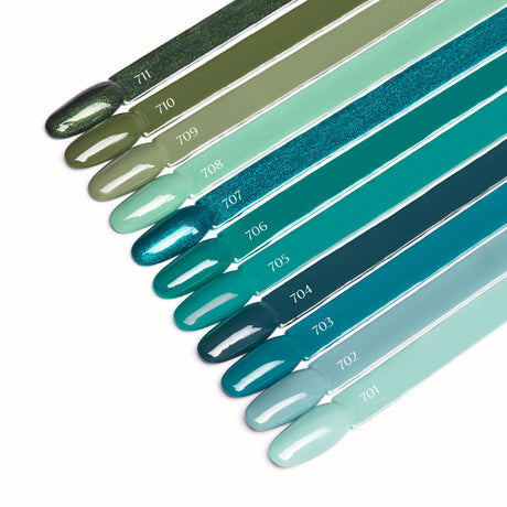 OCHO NAILS Hybrid nail polish green 701 -5 g - BVShop