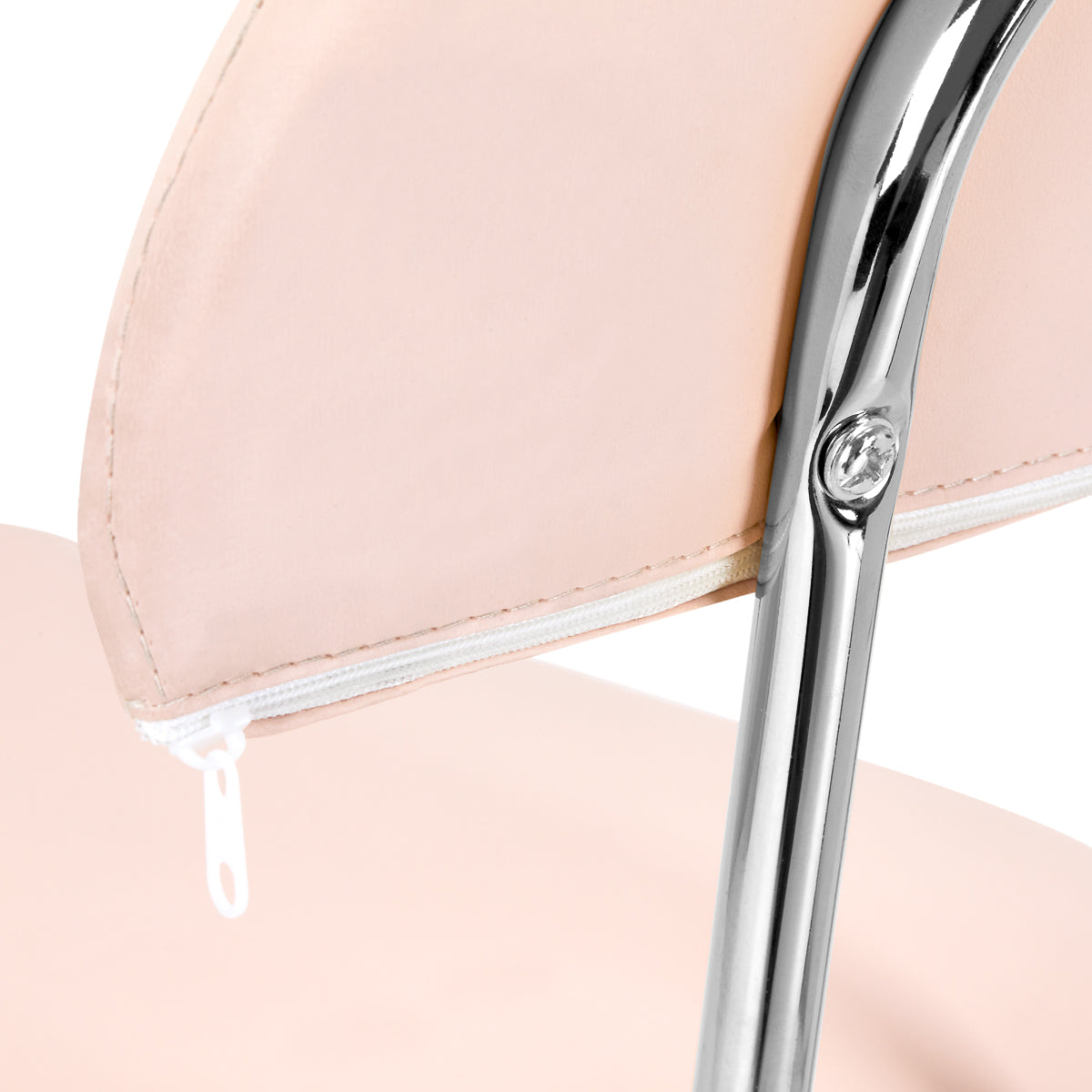 Pink ACTIVESHOP Cosmetic Stool 6001 for beauty salons, featuring a comfortable seat and sleek design.