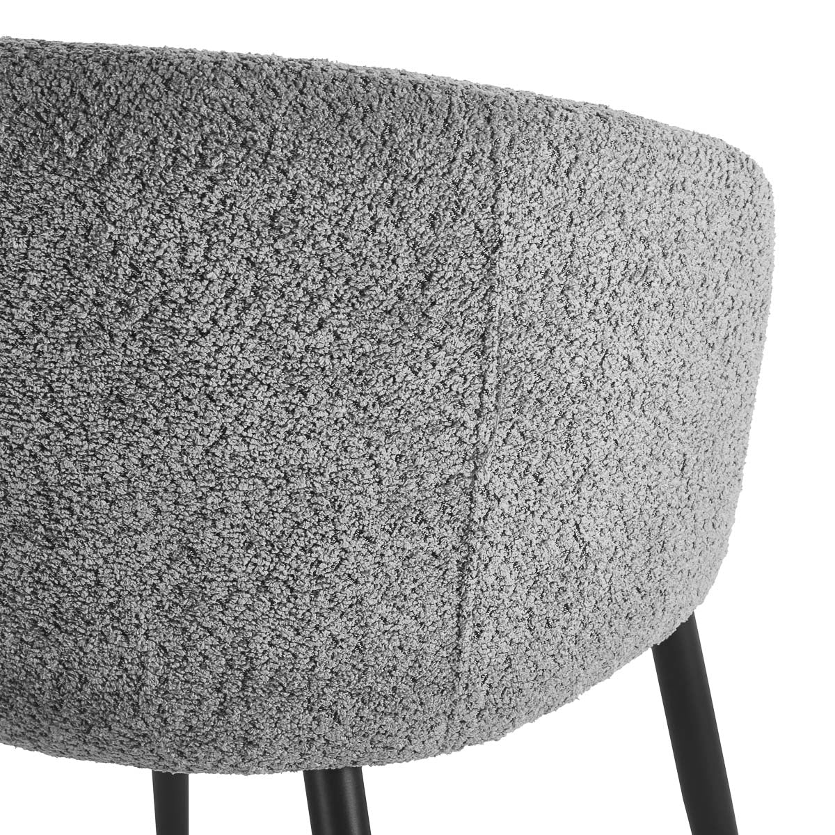 4RICO Verso lounge chair soft sherpa upholstery close-up