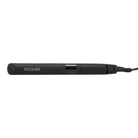Ceramic-tourmaline plates on Kessner Ionic hair straightener