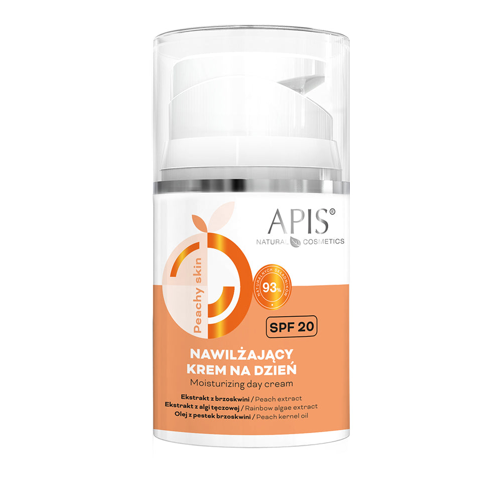 Apis PEACHY SKIN Moisturizing Day Cream SPF 20 50 ml - BVShop