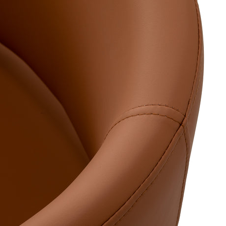 4RICO Novo modern brown waiting room chair