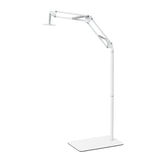 GLOW حامل قابل للضبط لمصباح UV/LED للباديكير – أبيض; ذراع مفصلي في الوضع الأول
