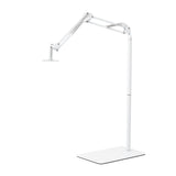 GLOW حامل قابل للضبط لمصباح UV/LED للباديكير – أبيض; ذراع مفصلي في وضع آخر
