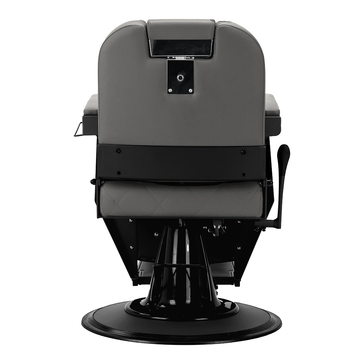 Gabbiano Bruno barber chair hydraulic base and black round foot