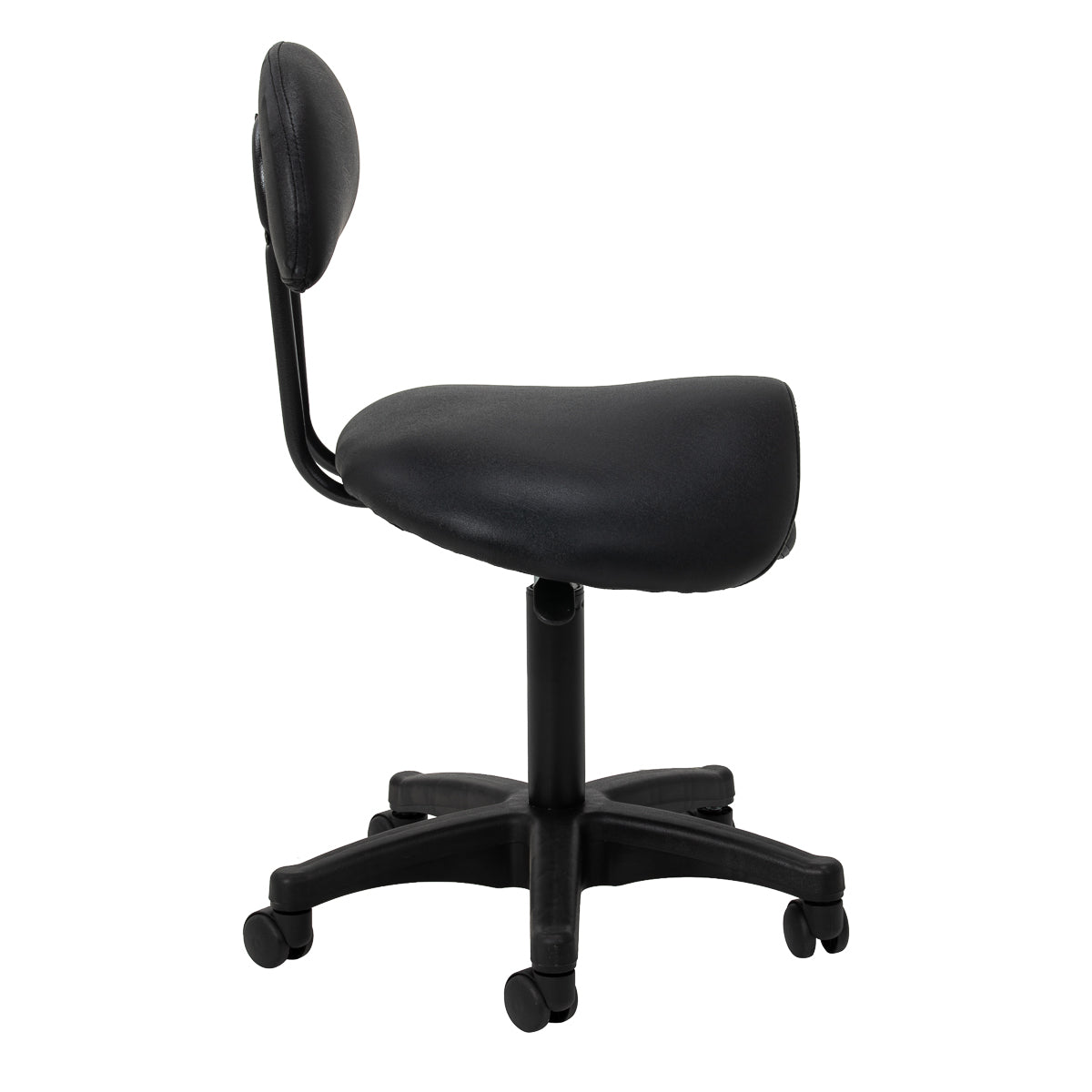 منظر جانبي لمقعد ACTIVESHOP 6001 مع مقعد سرج أسود