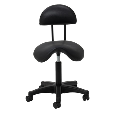 مقعد صالون أسود ACTIVESHOP 6001 بآلية رفع غازية قابلة للتعديل