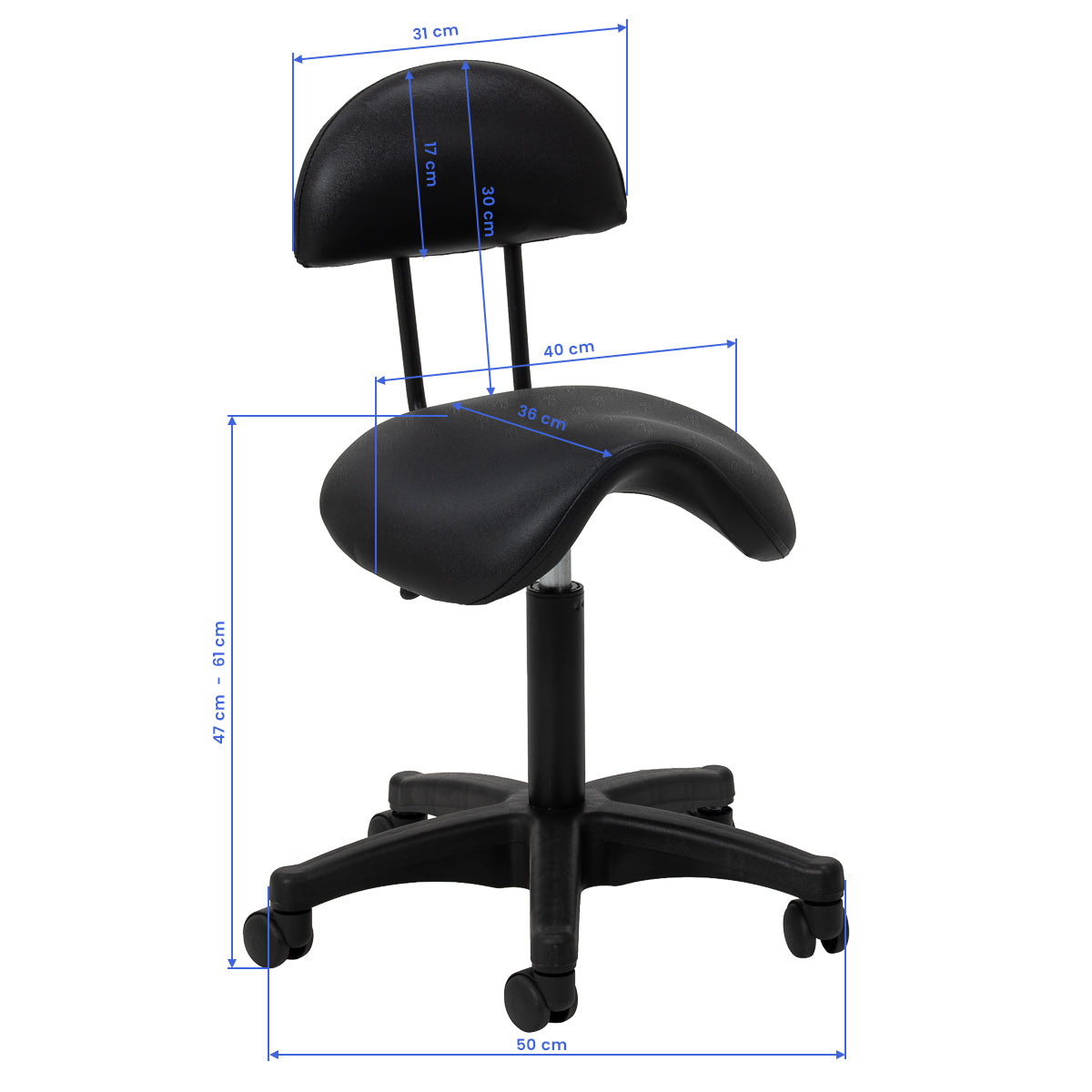 مقعد تجميل مريح ACTIVESHOP 6001 للاستخدام المهني في الصالون
