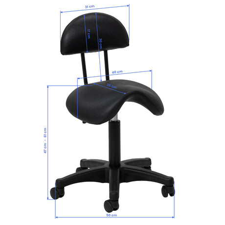 مقعد تجميل مريح ACTIVESHOP 6001 للاستخدام المهني في الصالون
