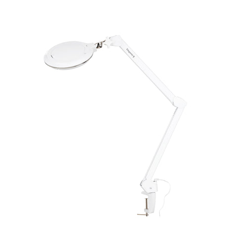 Elegante 6031 magnifying lamp with clamp mount for salon work