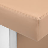 Gabbiano Head Spa 017 beige hair washing bed with cushioned headrest and adjustable design for comfortable hair treatment.
