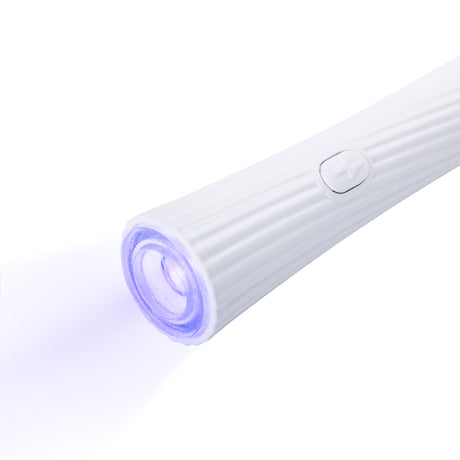 White rechargeable Ocho Nails mini UV/LED lamp with USB-C charging