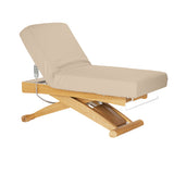 Sillon Siesta سرير SPA كهربائي – بيج، قاعدة بني فاتح · وضعية مائلة