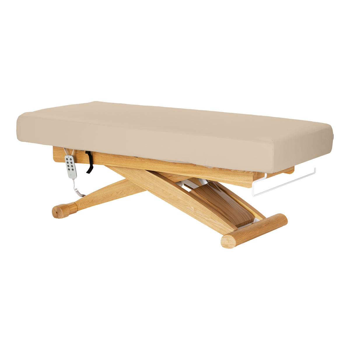 Sillon Siesta سرير SPA كهربائي – بيج، قاعدة بني فاتح · منظر عام