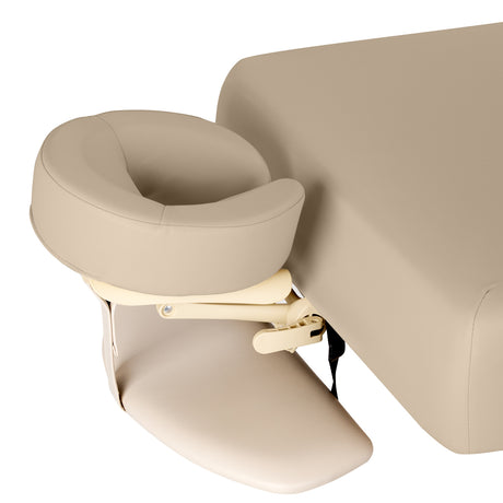 Sillon Siesta سرير SPA كهربائي – بيج، قاعدة بني فاتح · مسند رأس حلقي