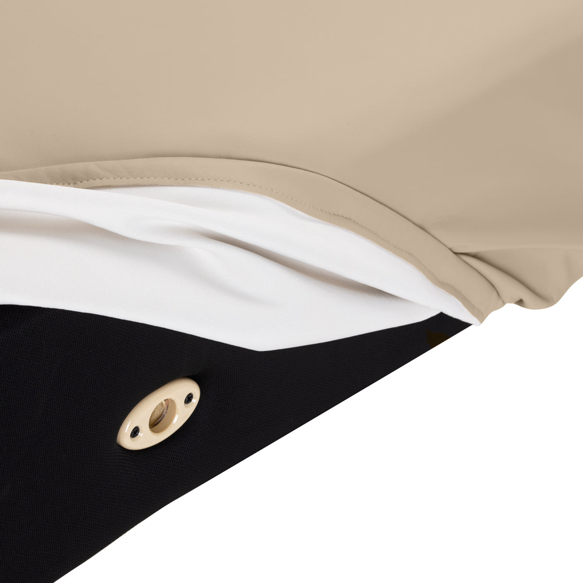 Sillon Siesta سرير SPA كهربائي – بيج، قاعدة بني فاتح · غطاء قابل للإزالة