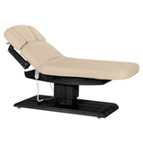 سرير SPA كهربائي Sillon Relax – بيج، قاعدة بلون أسود · وضعية مائلة