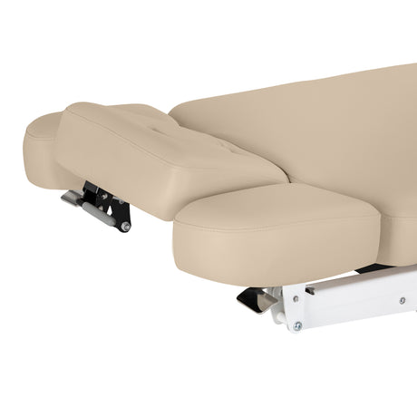 سرير SPA كهربائي Sillon Relax – بيج، قاعدة بلون أسود · جوانب مسند الرأس
