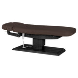 سرير SPA كهربائي Sillon Relax – بني داكن، قاعدة بلون أسود · منظر عام