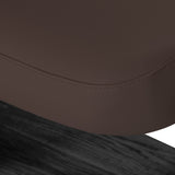 سرير SPA كهربائي Sillon Relax – بني داكن، قاعدة بلون أسود · غطاء قابل للإزالة