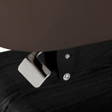 سرير SPA كهربائي Sillon Relax – بني داكن، قاعدة بلون أسود · تفصيل التثبيت