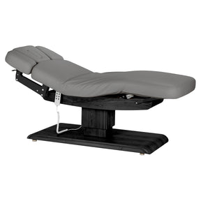 سرير SPA كهربائي Sillon Relax – رمادي، قاعدة بلون أسود · منظر عام