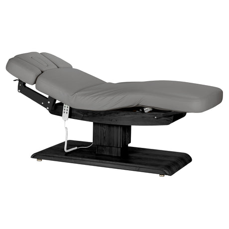 سرير SPA كهربائي Sillon Relax – رمادي، قاعدة بلون أسود · منظر عام
