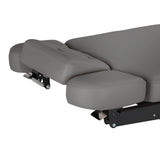 سرير SPA كهربائي Sillon Relax – رمادي، قاعدة بلون أسود · جوانب مسند الرأس