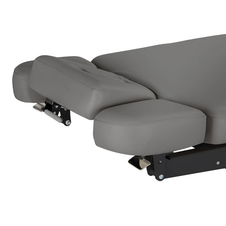 سرير SPA كهربائي Sillon Relax – رمادي، قاعدة بلون أسود · جوانب مسند الرأس